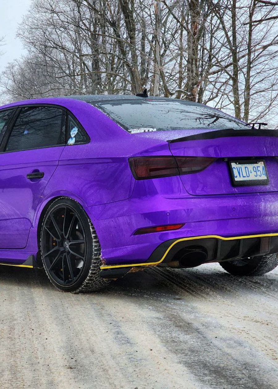 Alternate view of Wrapped by URO website – Toronto vehicle wrap project by Series Five